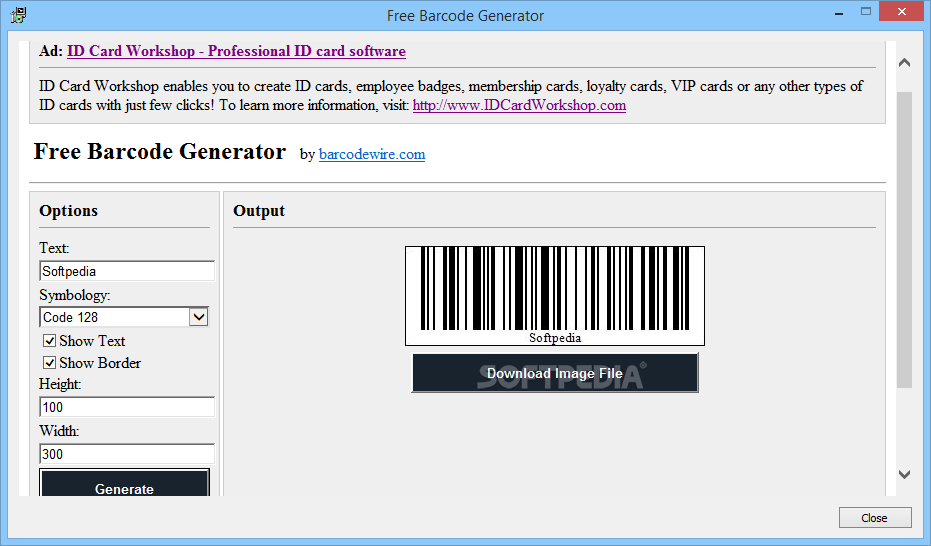 Free barcode software for mac